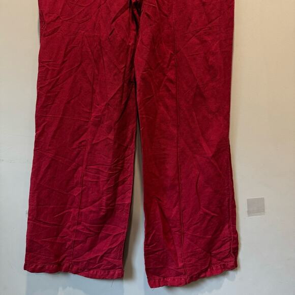 🍁Young Fabulous and Broke Linen Blend Slouchy Straight Leg Relaxed Pants Trouser - Picture 6 of 13